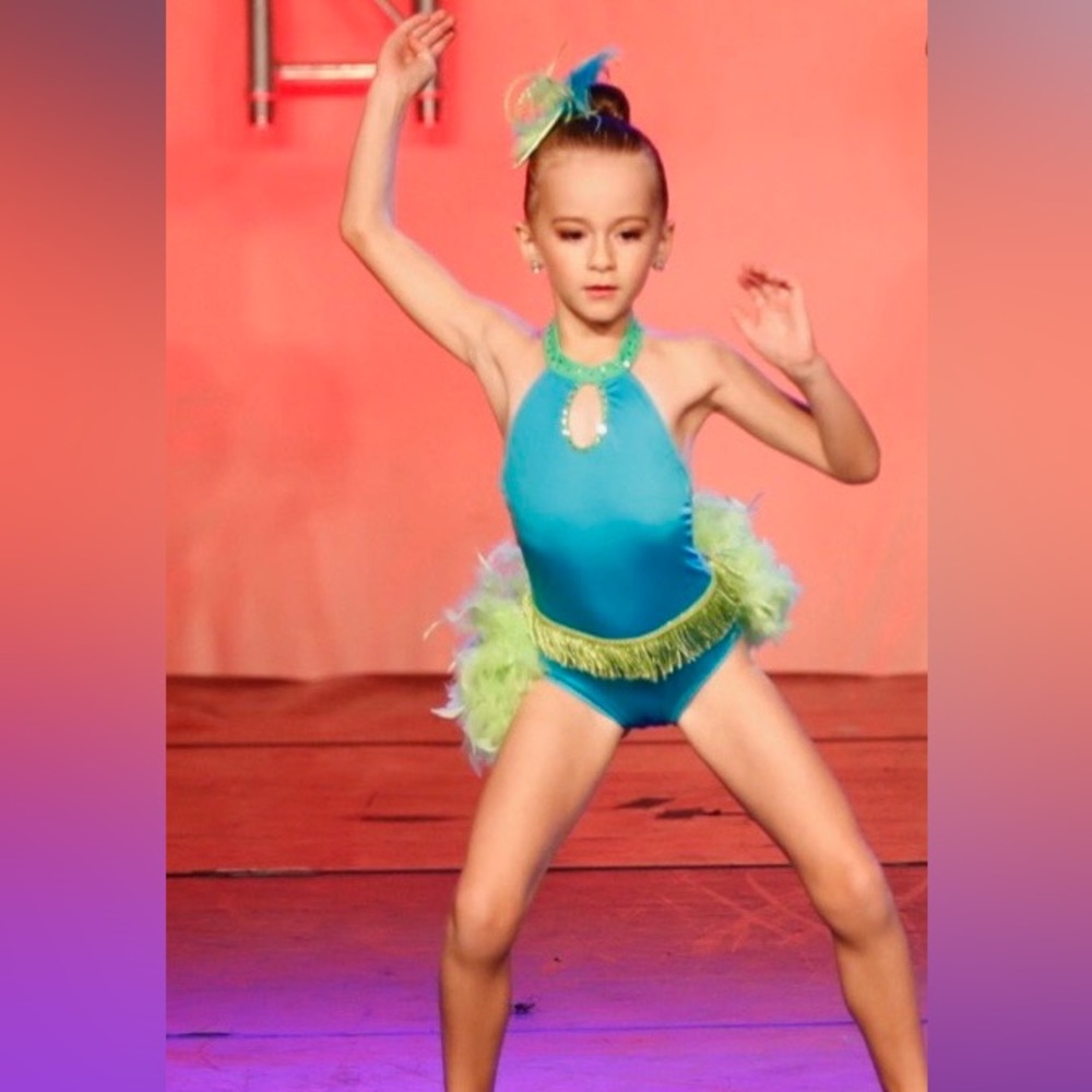 CUSTOM Dance Costume Leo Size 5